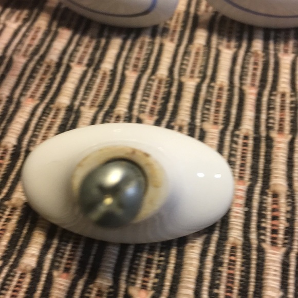 Set of 9 Vintage Marble cabinet knobs Firm Price! - Picture 8 of 12